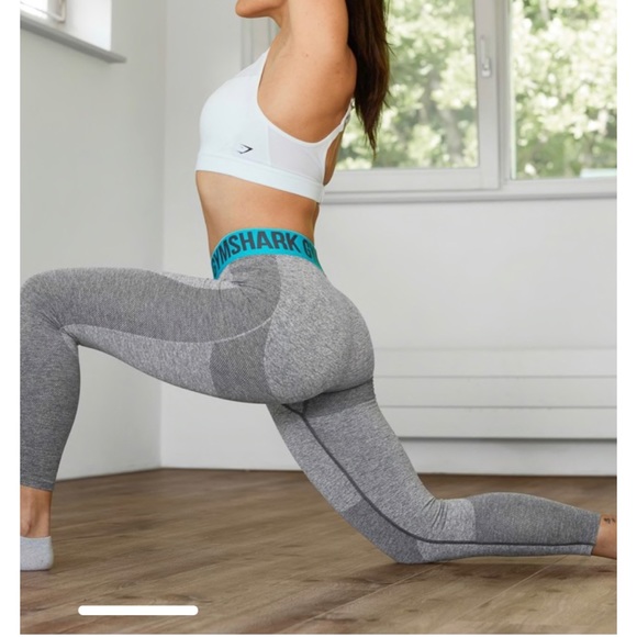 Gymshark Pants - Gymshark Gray Flex Yoga Leggings SZ XS 0-2